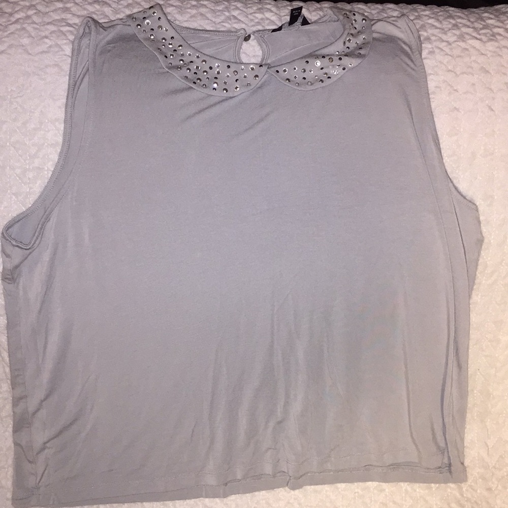 Studded Collar Blouse